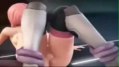 Reproduzir gatinho molhado com chifres 3d fodido severamente por um teras