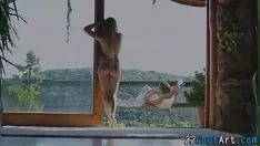 Play Abnormal blonds feet cummed