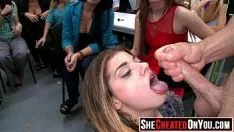 চালান 11 এই বাদুড়! stripteases acquiring suck ined and fucked at cfnm drunken revelry 12