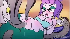 تشغيل Cuphead كالا ماريا رئيسه الوحش حورية البحر مارس الجنس مخالب